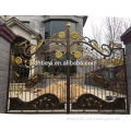 luxury blacksmith wrought iron double swing gate design